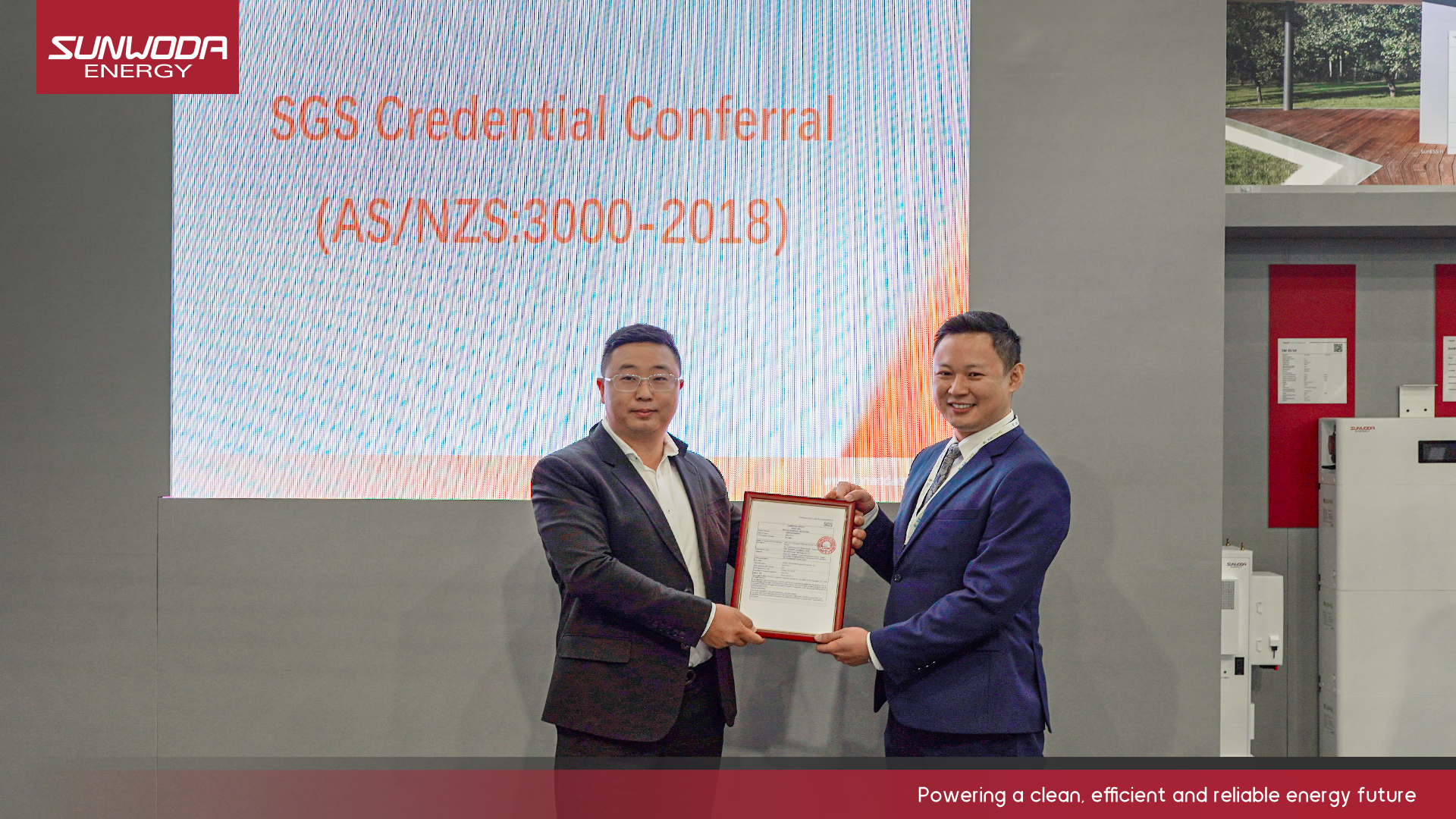 Sunwoda Energy at All Energy Australia