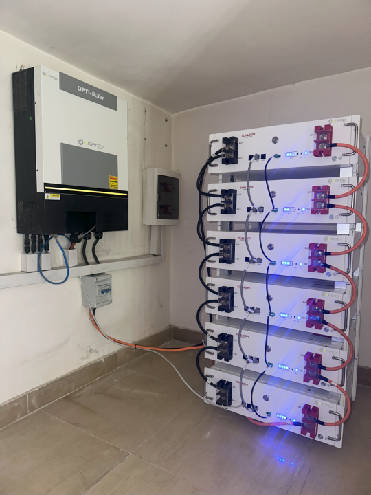 Atrix Basic 50kW/60kWh indoor battery system for residential building in Lebanon