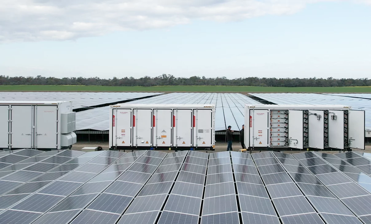 Sunwoda 5MW/11MWh Kanowna BESS Stage 2 Solar + Storage Project