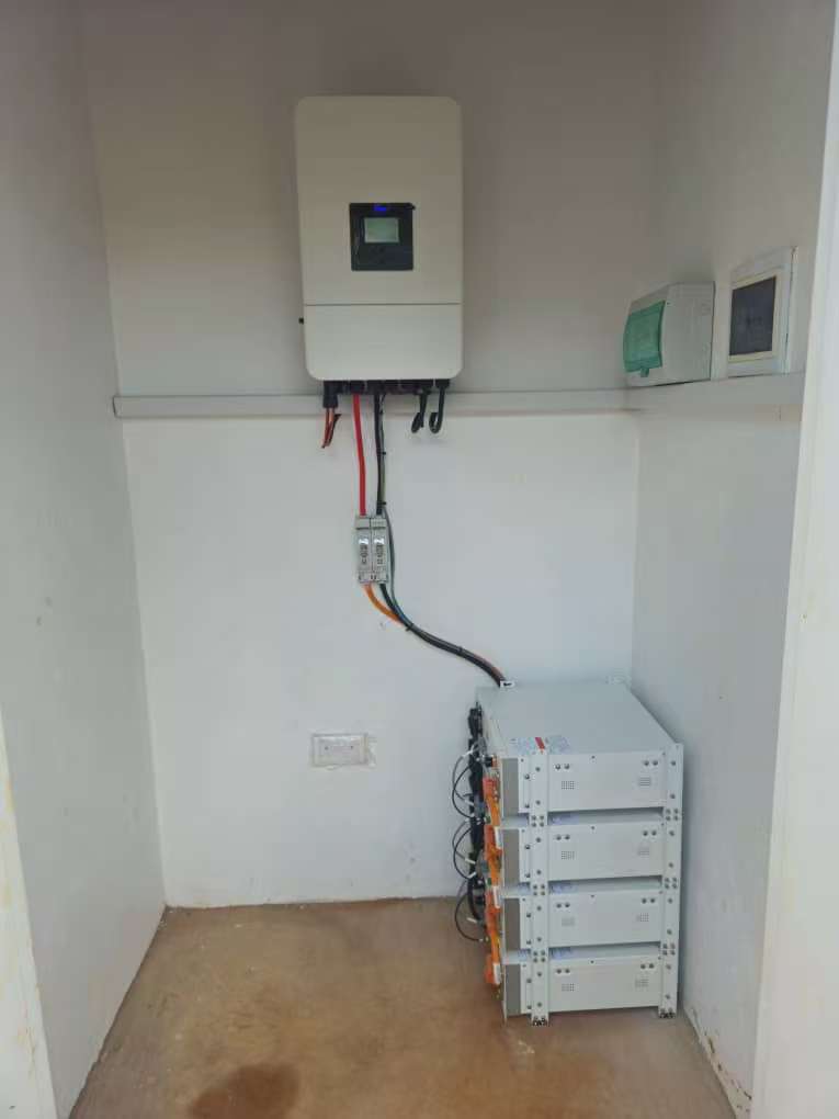 Atrix & Deye 8kW/20.48kWh indoor battery system for residential building in South Africa